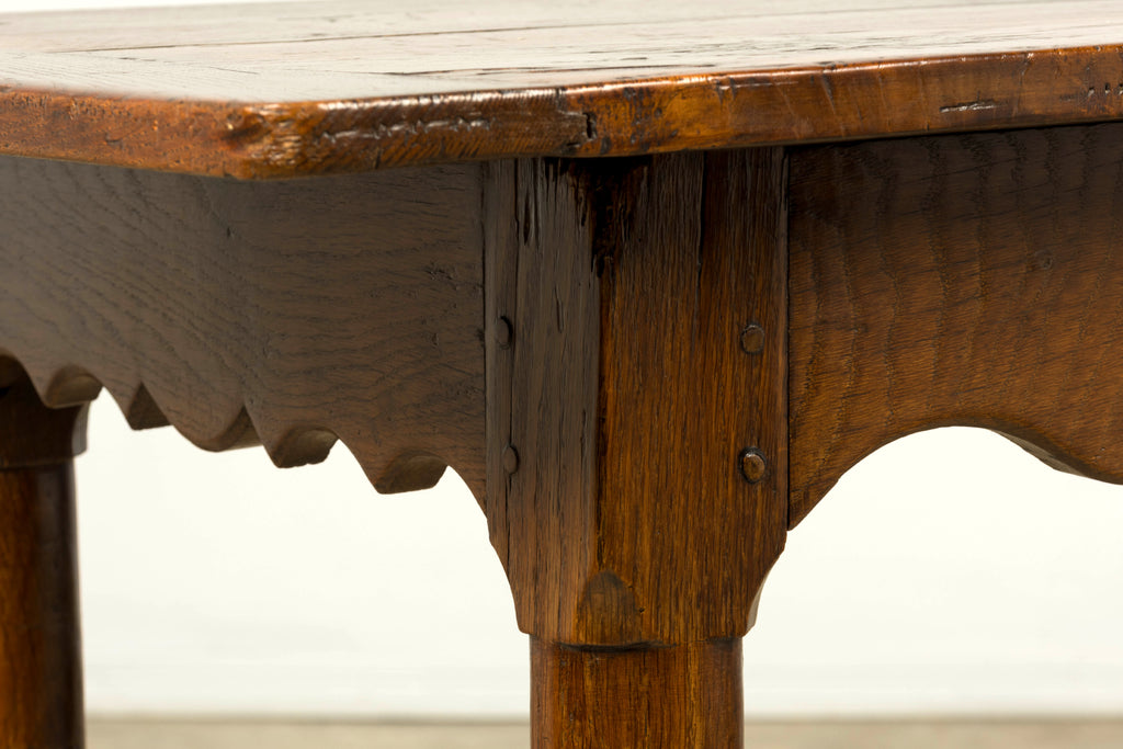 Late 19th Century French Provincial Oak Farmhouse Table