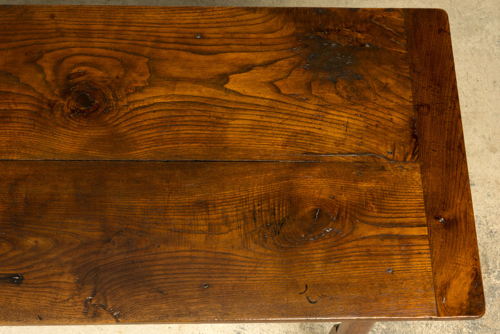 Late 19th Century French Provincial Oak Farmhouse Table