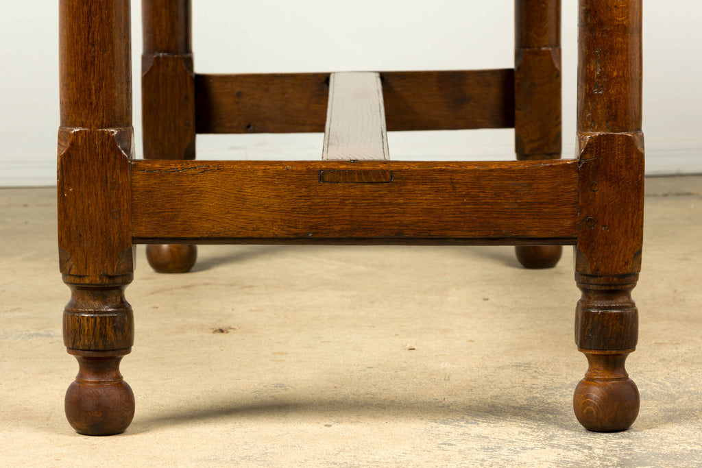 Late 19th Century French Provincial Oak Farmhouse Table