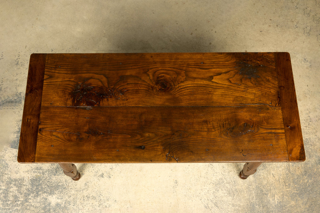 Late 19th Century French Provincial Oak Farmhouse Table