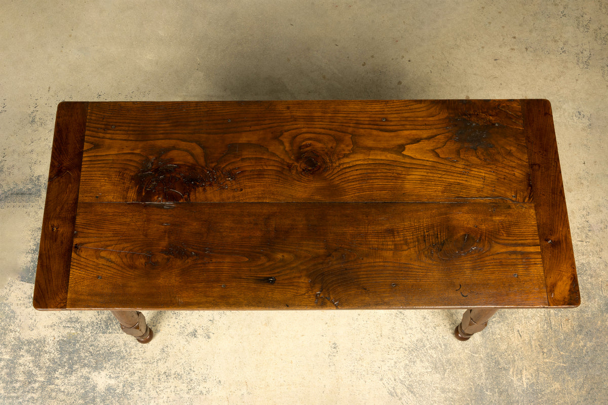 Late 19th Century French Provincial Oak Farmhouse Table