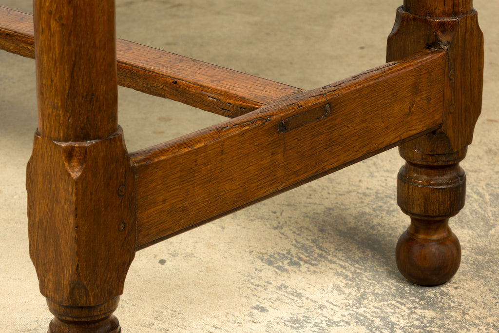 Late 19th Century French Provincial Oak Farmhouse Table
