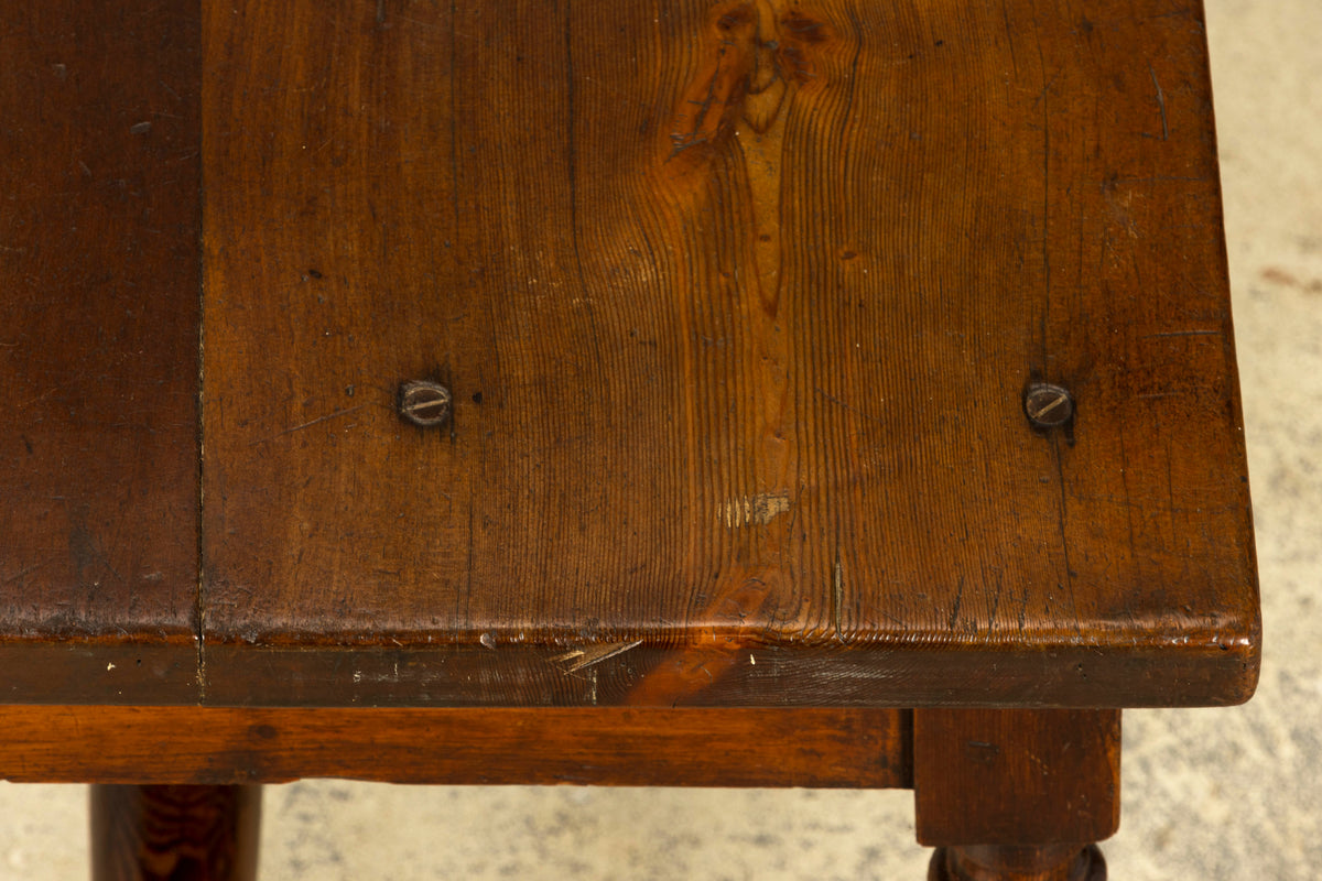 Late 19th Century French Provincial Oak Writing Table