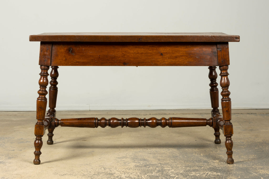 Late 19th Century French Provincial Oak Writing Table