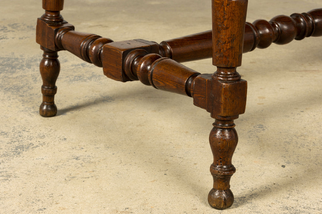 Late 19th Century French Provincial Oak Writing Table