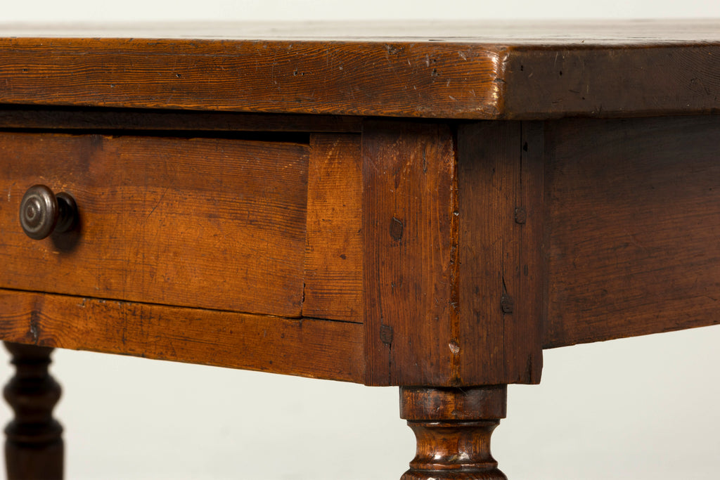 Late 19th Century French Provincial Oak Writing Table