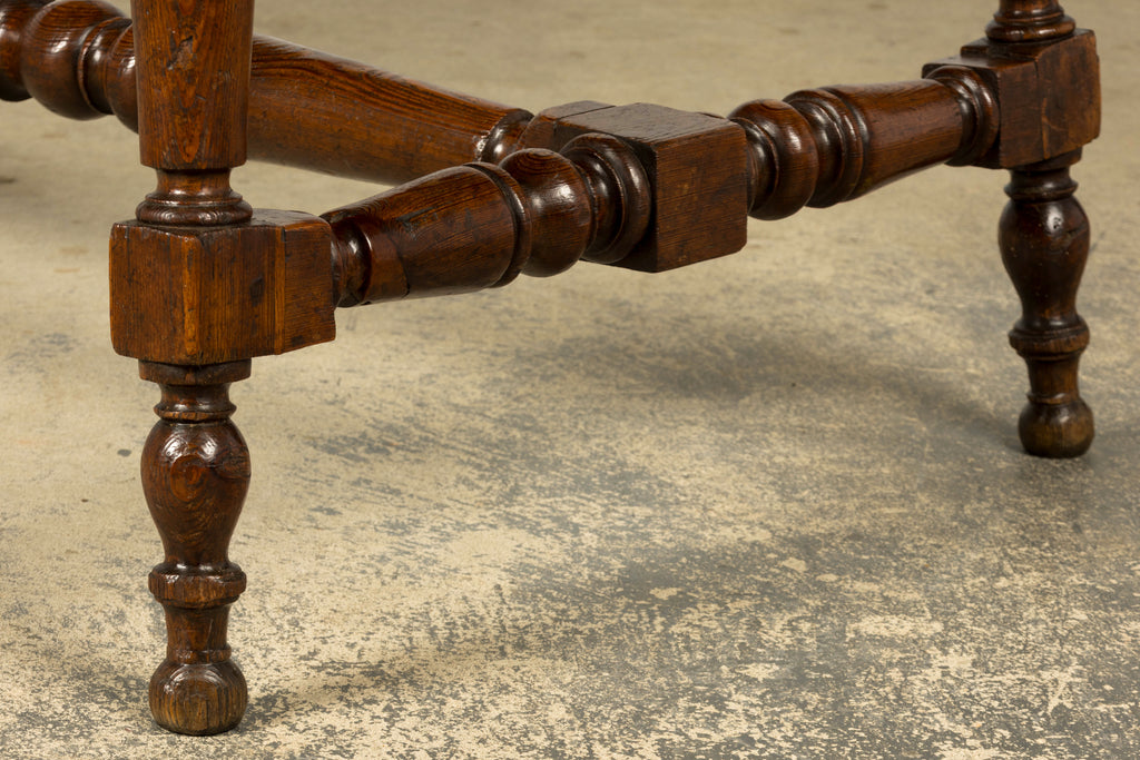Late 19th Century French Provincial Oak Writing Table