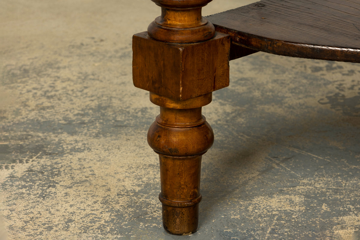 Late 19th Century French Provincial Pine Draper’s Table or Kitchen Island