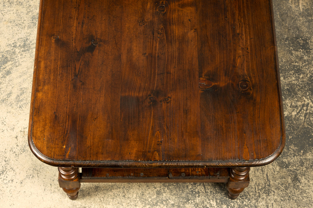 Late 19th Century French Provincial Pine Draper’s Table or Kitchen Island