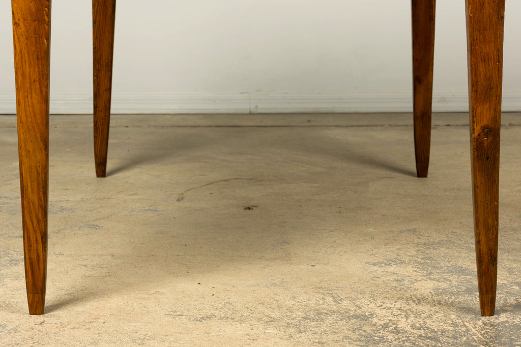 Late 19th Century French Rustic Farmhouse Pine Three-Drawer Writing Table