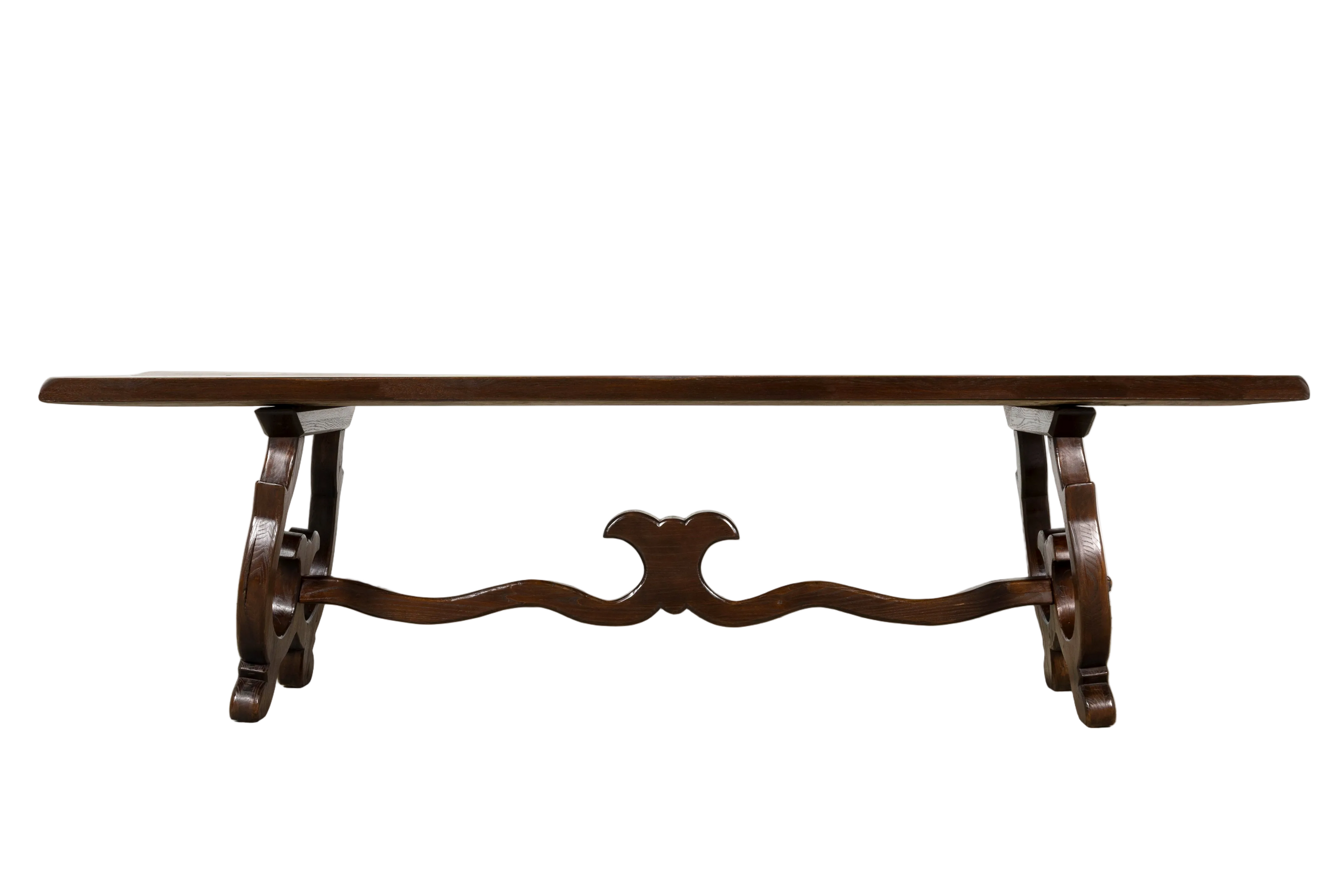 Late 19th Century Spanish Oak Refectory Dining Table