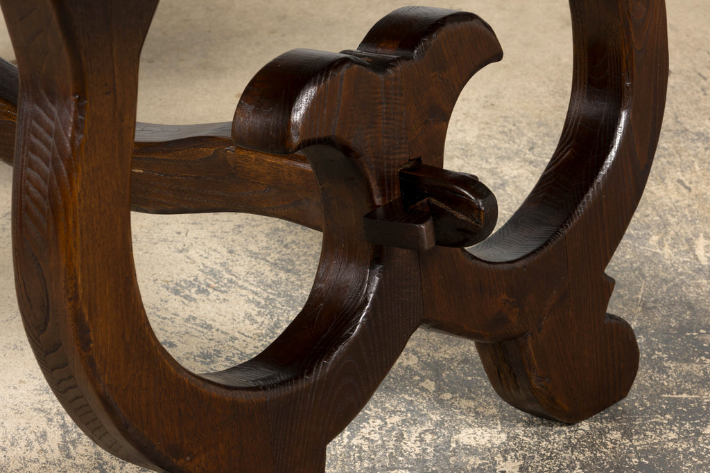 Late 19th Century Spanish Oak Refectory Dining Table
