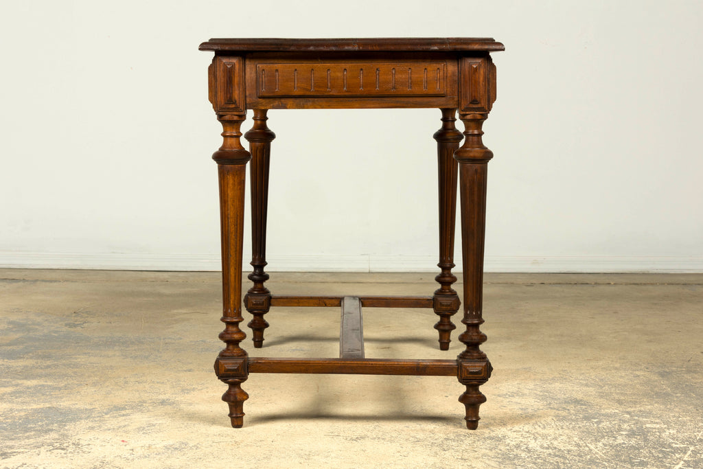 Late 19th Century French Napoleon III Walnut Writing Desk