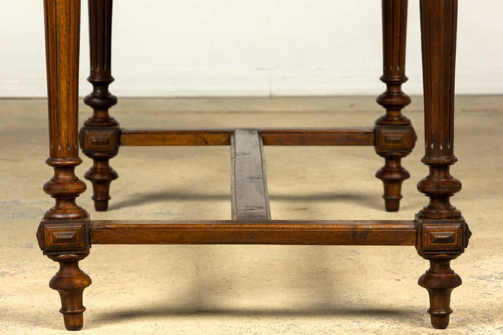 Late 19th Century French Napoleon III Walnut Writing Desk