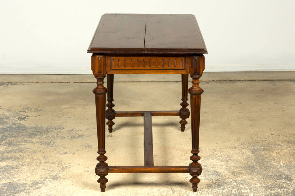 Late 19th Century French Napoleon III Walnut Writing Desk