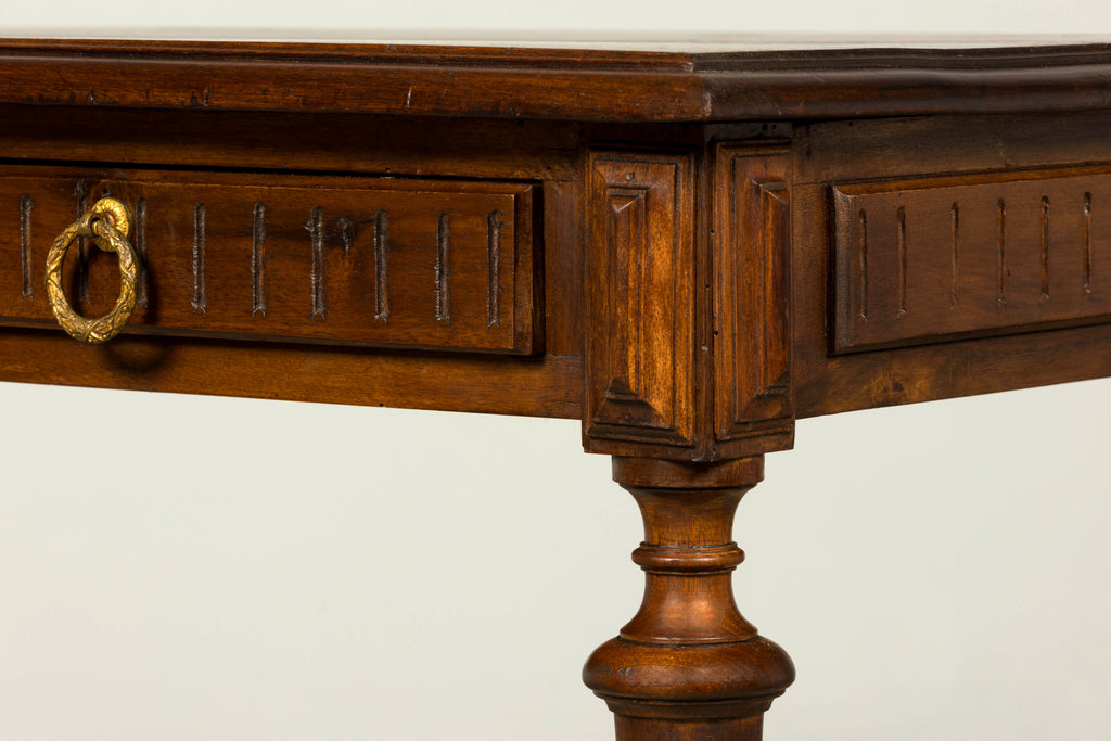 Late 19th Century French Napoleon III Walnut Writing Desk