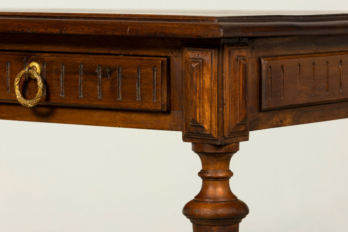 Late 19th Century French Napoleon III Walnut Writing Desk