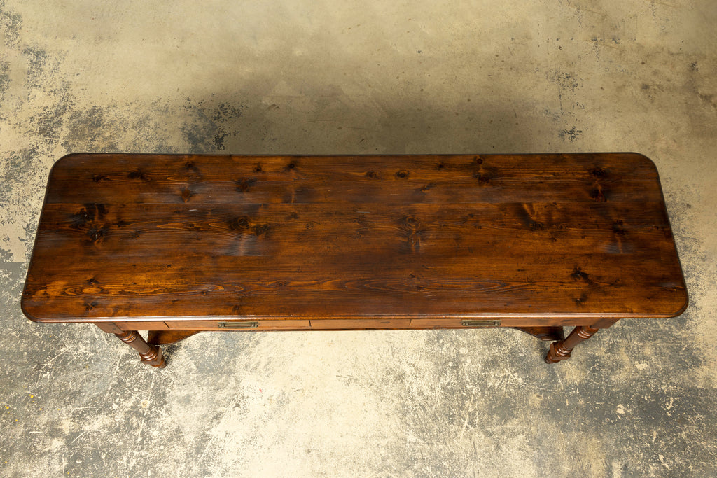 Late 19th Century French Provincial Pine Draper’s Table or Kitchen Island