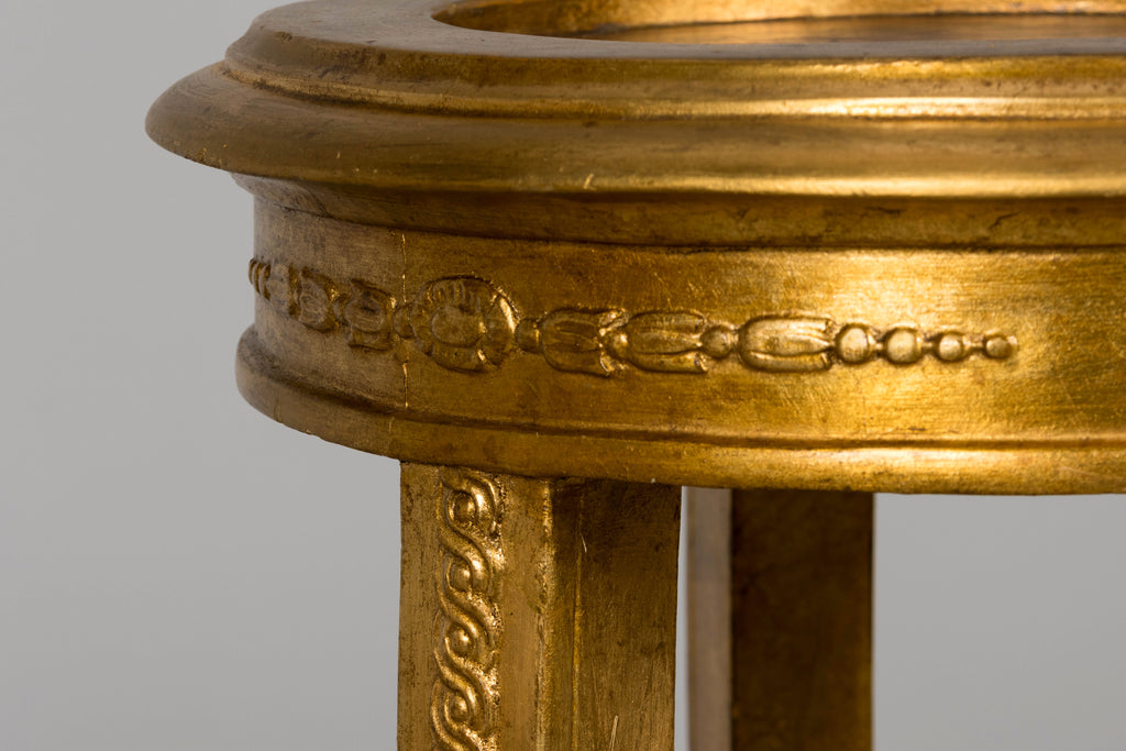Pair of Late 19th Century French Louis XVI Style Giltwood Pedestal Stands