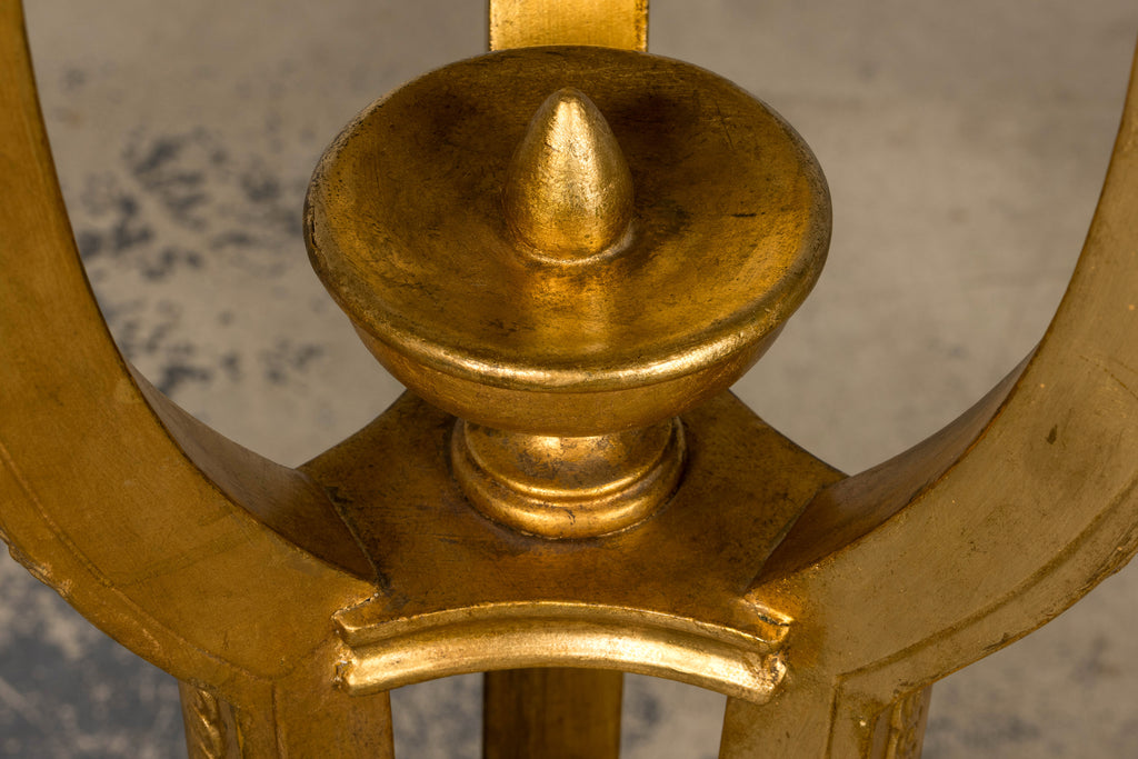 Pair of Late 19th Century French Louis XVI Style Giltwood Pedestal Stands