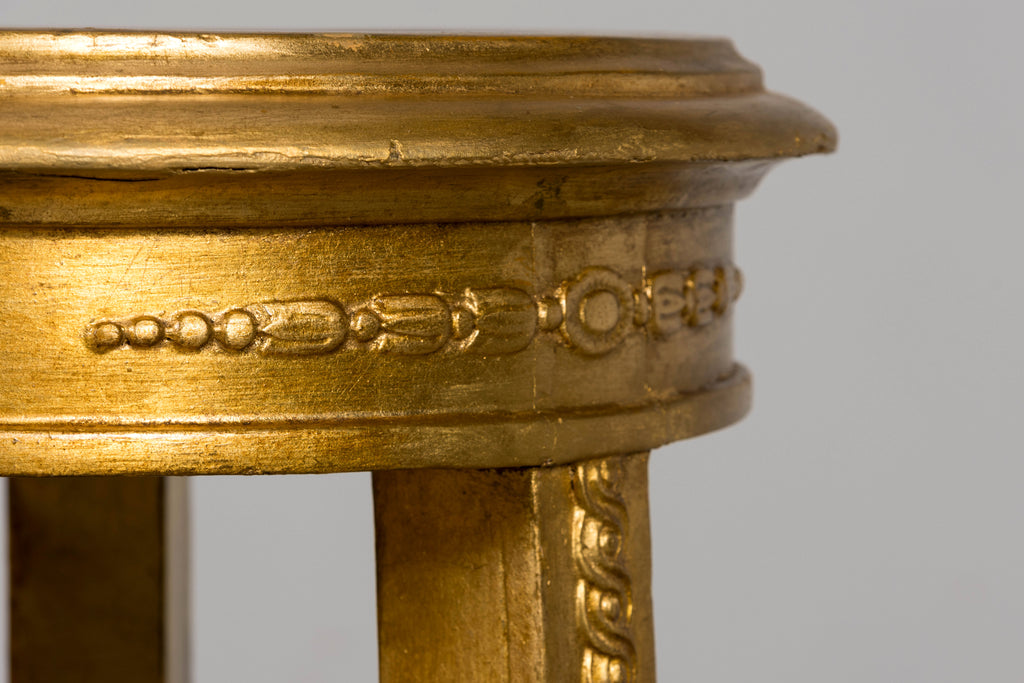 Pair of Late 19th Century French Louis XVI Style Giltwood Pedestal Stands