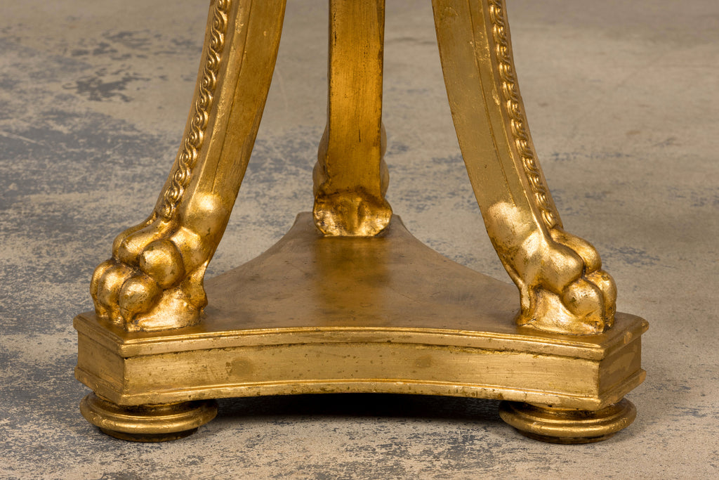 Pair of Late 19th Century French Louis XVI Style Giltwood Pedestal Stands