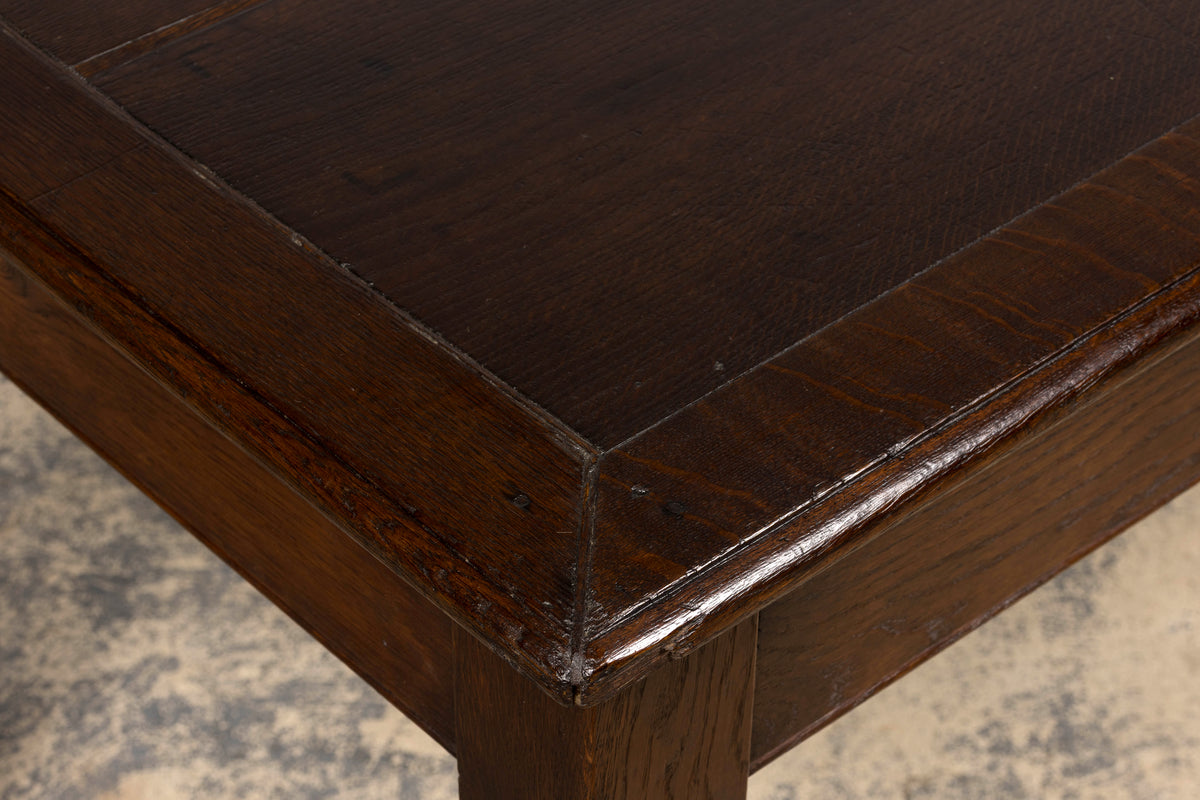 Mid-19th Century French Louis Philippe Long Oak Dining Table with Drawers