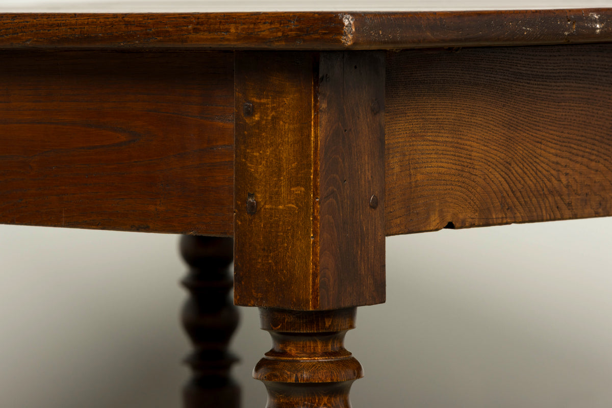 Mid-19th Century French Louis Philippe Oak Table