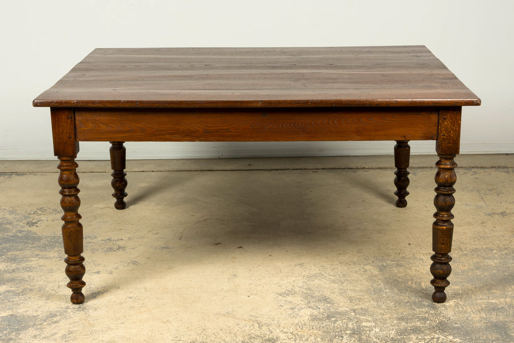 Mid-19th Century French Louis Philippe Oak Table