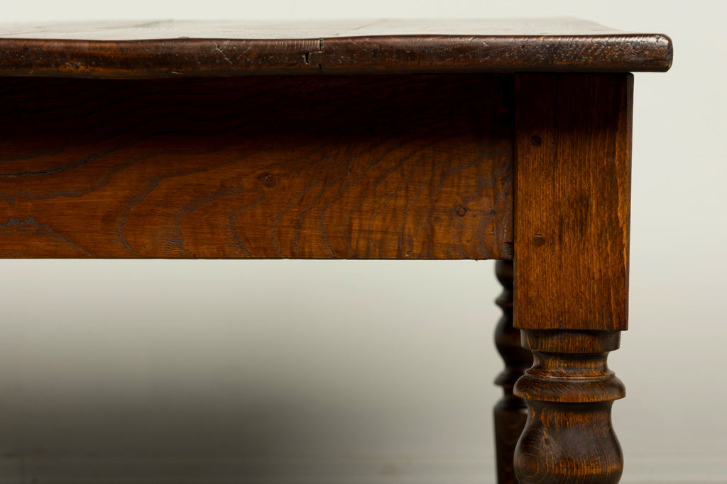 Mid-19th Century French Louis Philippe Oak Table