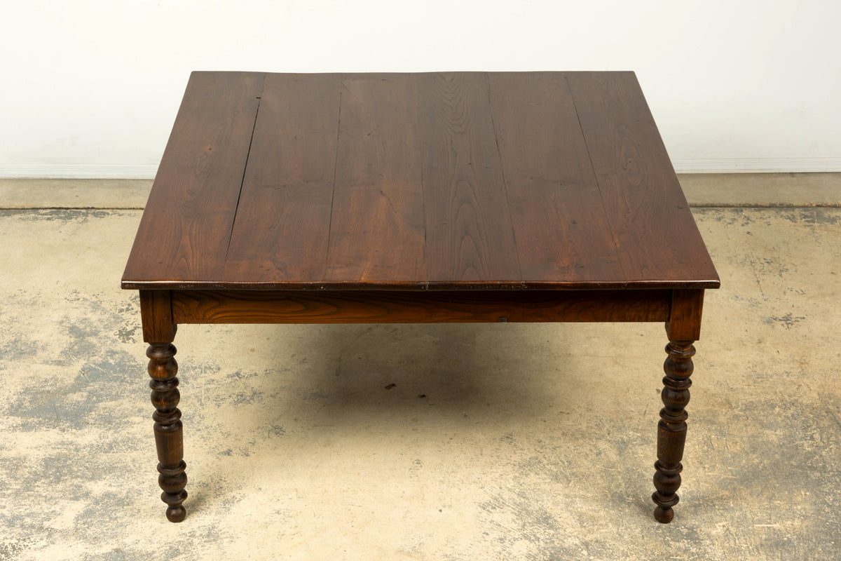Mid-19th Century French Louis Philippe Oak Table