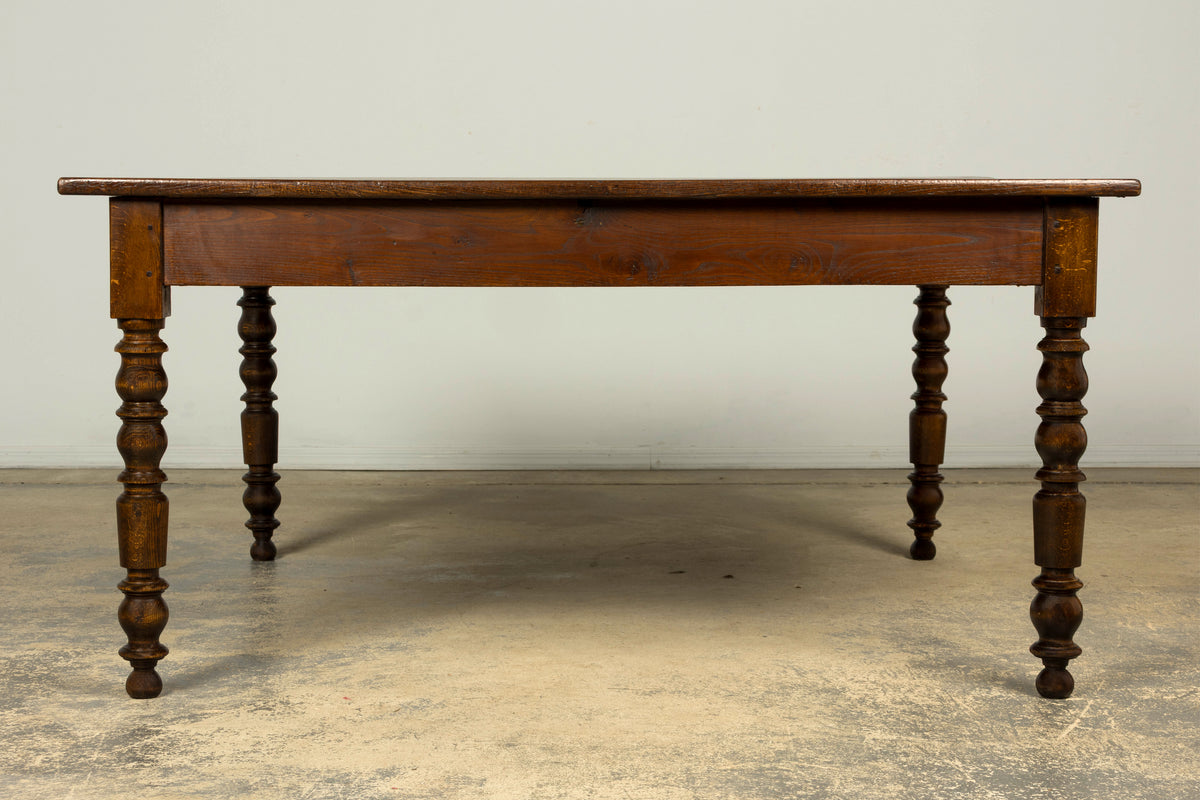 Mid-19th Century French Louis Philippe Oak Table