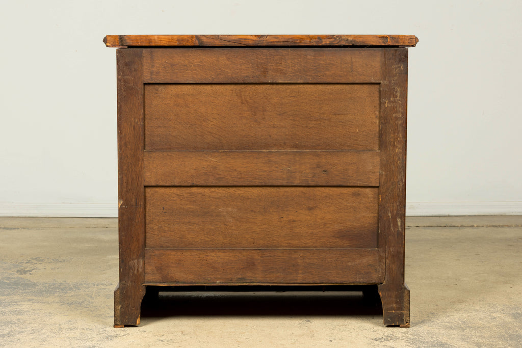 Mid-19th Century French Louis Philippe Walnut Burl Commode