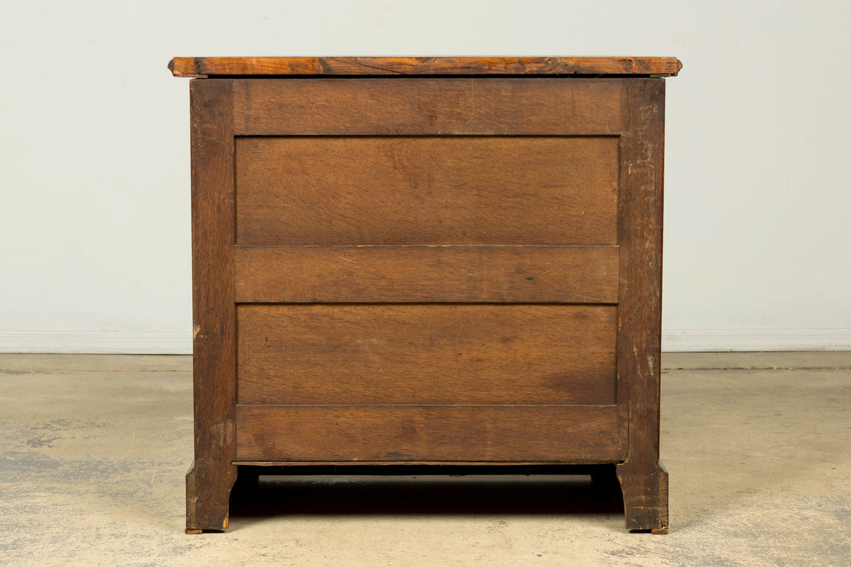 Mid-19th Century French Louis Philippe Walnut Burl Commode