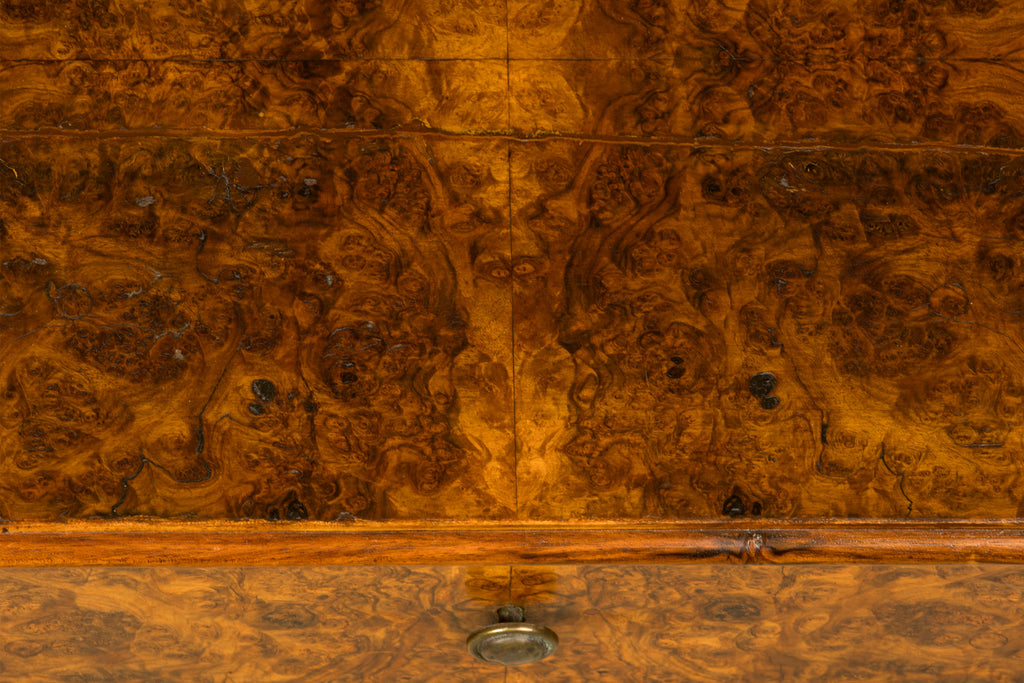Mid-19th Century French Louis Philippe Walnut Burl Commode