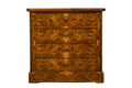 Mid-19th Century French Louis Philippe Walnut Burl Commode