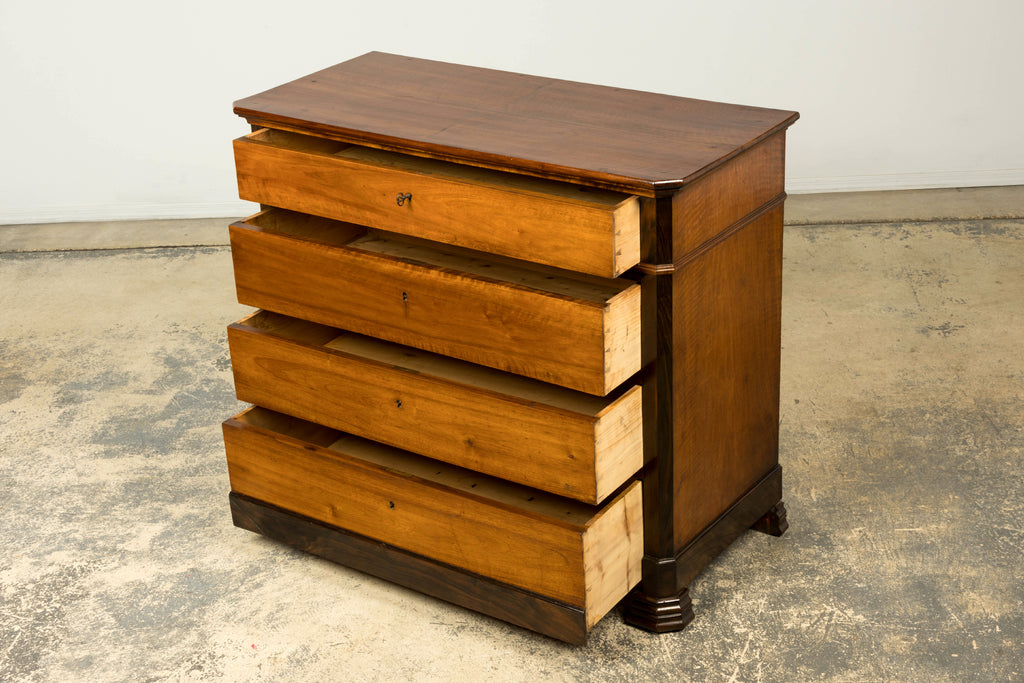 Mid-19th Century French Louis Philippe Walnut Chest of Drawers