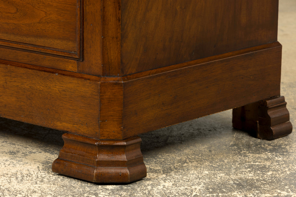 Mid-19th Century French Louis Philippe Walnut Marble Top Commode