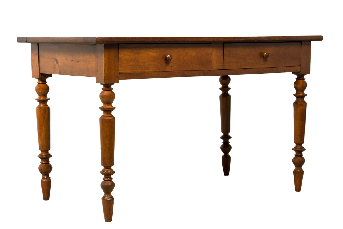 Mid-19th Century French Louis Philippe Walnut Writing Table