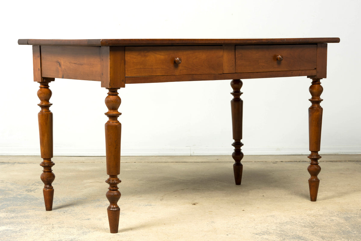 Mid-19th Century French Louis Philippe Walnut Writing Table