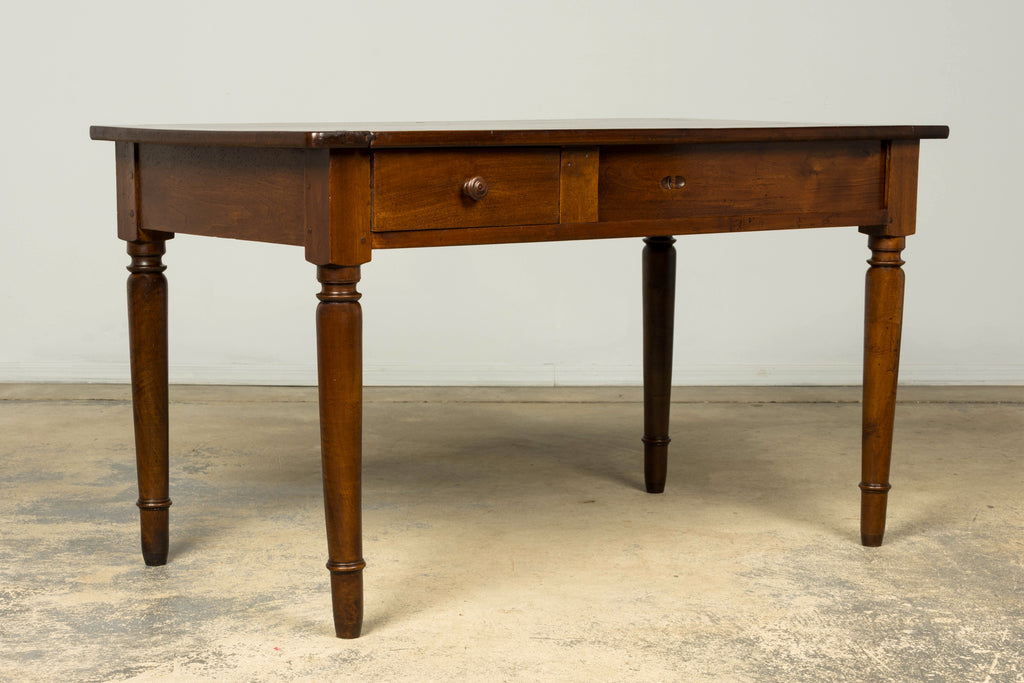 Mid-19th Century French Louis Philippe Walnut Writing Table