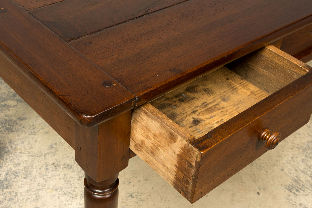 Mid-19th Century French Louis Philippe Walnut Writing Table