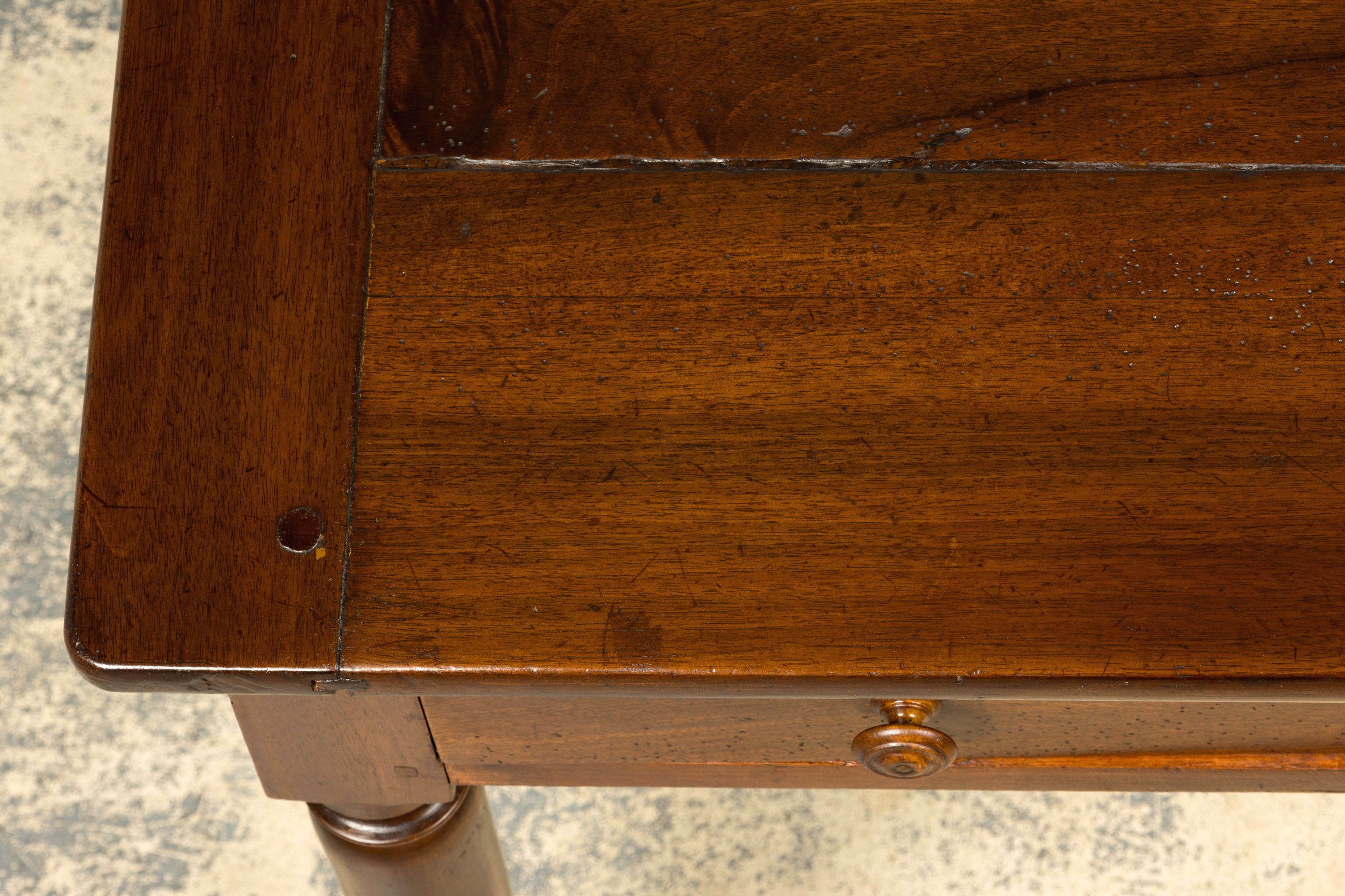 Mid-19th Century French Louis Philippe Walnut Writing Table