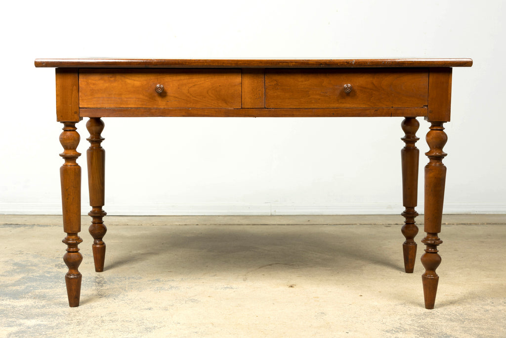 Mid-19th Century French Louis Philippe Walnut Writing Table