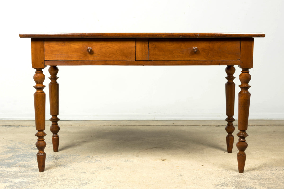 Mid-19th Century French Louis Philippe Walnut Writing Table