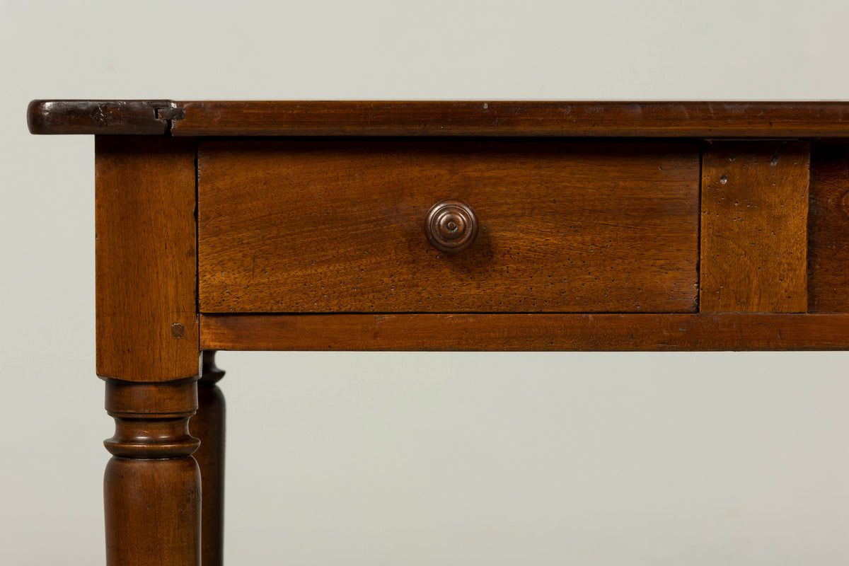 Mid-19th Century French Louis Philippe Walnut Writing Table