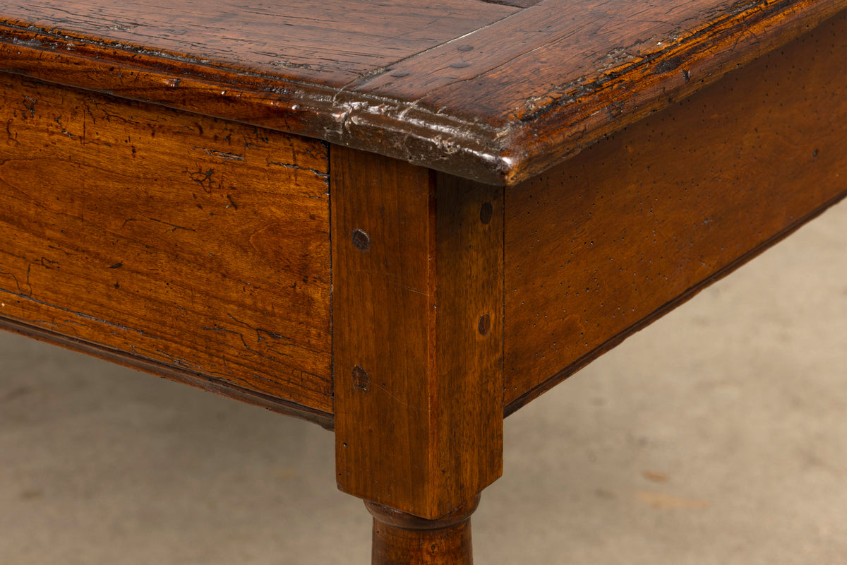 Mid-19th Century French Louis XIII Style Fruitwood Farmhouse Table