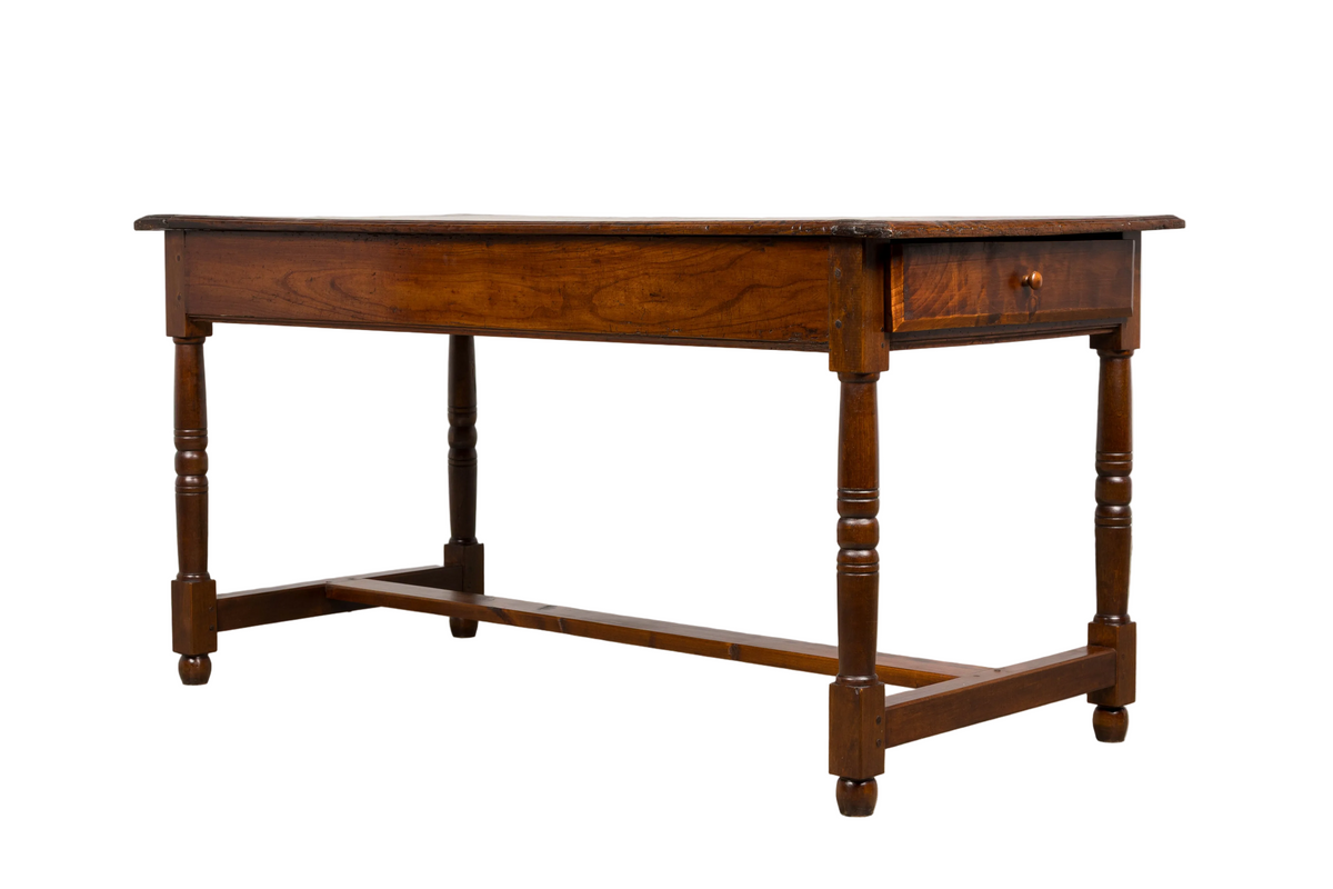 Mid-19th Century French Louis XIII Style Fruitwood Farmhouse Table