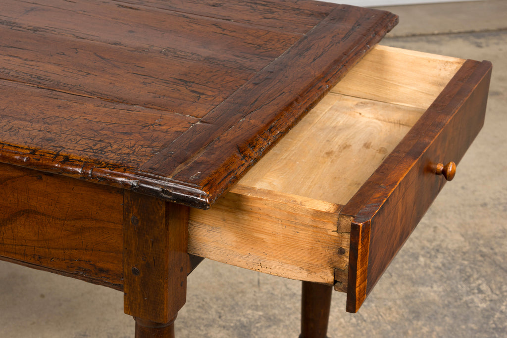 Mid-19th Century French Louis XIII Style Fruitwood Farmhouse Table