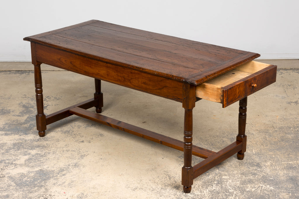 Mid-19th Century French Louis XIII Style Fruitwood Farmhouse Table